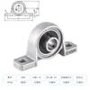 Assento fixo de eixo óptico vertical com furo interno de rolamento KP8 10 12 15 17 20 25MM assento de rolamento de liga de zinco