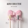 Soporte Creativo para Cepillo de Dientes Lindo con Moño Sin Taladro Gancho Adhesivo Multifuncional Sin Marcas Organizador de Cables de Datos