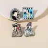 Insignia Metálica Conmemorativa Leslie Cheung Pin Broche "Adiós a mi concubina" Decoración para Bolso Mercancía de Celebridad