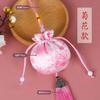 Atacado estilo chinês absinto sachê chinês estilo hanfu flor de ameixa bolsa carro pingente borla sachê sachê saco vazio