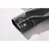 Camisa Jeans de Bambu e Algodão Estilo Japonês Tendência Retrô Bordada Solta Camisa de Trabalho Cs136