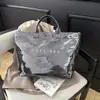 Bolsas de Tote de Color Sólido Personalizadas con Estampado de Letras de la Fábrica de Origen, Estilo Transfronterizo de Moda, Bolsos de Mano de Verano para Mujer Más Vendidos