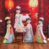 Figuras de Niñas Estilo Antiguo con Hermosos Rasgos de la Serie Dinastía Tang, Adornos de Escritorio, Venta Directa del Fabricante, Productos Culturales y Creativos Populares