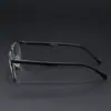 Gafas de Lectura Metálicas de Nuevo Estilo para Hombres, Moda de Negocios, Fotocromáticas, Anti Luz Azul, Lente Plana, Gafas de Prescripción Terminadas