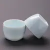 Taza de Té Cerámica Taza de Degustación de Té Juego de Té Kung Fu tamaño pequeño Taza de Té Taza de Maestro Hogar Lujo Ligero Ceremonia del Té de Gama Alta Combinación Cero