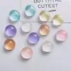 Accesorios de Resina Transparentes Coloridos Coreanos con Brillo de Cielo Estrellado, Semiredondos, para Manualidades, Pendientes, Pinzas para el Cabello, Fundas de Teléfono, Zapatos y Materiales de Ropa