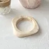 Pulsera Transparente Asimétrica Estilo Ins Exagerado Joyería Transfronteriza Europea y Americana Pulsera Geométrica de Resina Elegante para Mujer