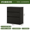 Estantería de Estilo Medieval, Estante de Almacenamiento de Pared a Techo, Gabinete de Rejilla Negra para Sala de Estar, Gabinete de Almacenamiento, Estantería Combinada para Ventana de Mirador