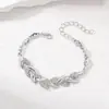 Conjunto de Pulseira e Colar Europeu e Americano Transfronteiriço Moderno Colorido em Formato de Coração com Strass, Joias Exquisitas Versáteis de Alta Qualidade
