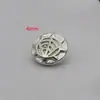 Artículos Coleccionables con Incrustaciones de Plata, Luces Roja y Verde de Tai Chi, Cabeza de Mono Chapada en Oro, Accesorios de Pulsera de Estrella y Luna, Componentes para Bricolaje