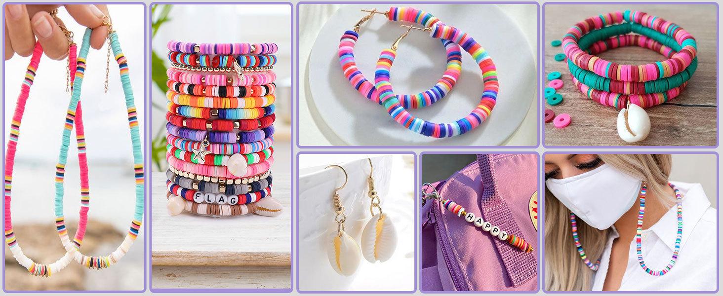 bracelet making kit clay beads