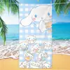 Toalha de Praia Atacado Transfronteiriço Desenho Animado Sanrio Toalha de Banho Absorvente Infantil Toalha de Praia Secagem Rápida Cachorro de Orelhas Grandes Pano