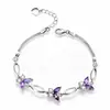 2026 Nuevo Pulsera de Mariposa Transfronteriza Moda Hada Dulce Estilo Versátil Fresco Cadena de Muñeca Chapada en Cobre para Mujeres