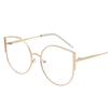 Jamie 9208 Gafas de Sol de Ojo de Gato a la Moda Gafas de Sol con Lente Oceánica para Caras Grandes y Redondas Gafas de Sol de Montura Completa para Mujer