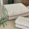 Exportado a Corea, Juego de Tres Piezas de Cubre Cama de Algodón Doble Cara, Colcha de Algodón Acolchada de Cuatro Estaciones Antideslizante Libre de Arrugas, Colchoneta de Tatami