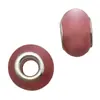 Set Mixto de 50 Accesorios para Pulseras Serie Rosa, Cuentas con Agujero Grande, Accesorios para Joyería, Pulseras DIY Perforadas de Aleación con Strass, Cuentas Sueltas