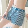 Roupa Íntima Masculina Algodão Calça Seta Solta Tamanho Grande Respirável Boxer Briefs Meninos Esportes Listrada Calça de Casa Elástica Tendência