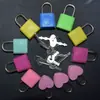 Fábrica en stock ventas directas Yiwu Candado para papelería candado de plástico candado para papelería en forma de corazón candado para cuaderno candado para diario