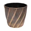 Vaso de Flores de Melamina em Formato de Sarja Imitação de Porcelana para Uso Doméstico, Vaso Verde Criativo Simples e Luxuoso para Plantas Grandes de Mesa, Vaso de Flores de Imitação de Porcelana