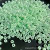 Cuentas de arroz de cristal de hielo de jade ojo de gato de 4 mm, hechas a mano, para pulseras, collares y joyas.
