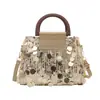 Bolso tote de un solo hombro de moda para mujer, nuevo bolso de lentejuelas de moda 2026, bolso casual de nicho único y elegante para el día a día