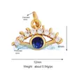 L55 nuevo popular europeo y americano Ojo de Diablo amuleto de la suerte ojo circón joyería creativa DIY