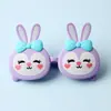 Gafas de sol polarizadas de dibujos animados de conejito para niños, gafas de silicona abatibles, gafas súper lindas para fotos de bebés y niñas