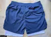 Comercio Exterior Transfronterizo Pantalones Cortos de Running para Hombre Deportes Ocio Exteriores Sueltos Multibolsillos Doble Capa Pantalones de Fitness