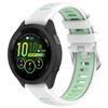 Adequado para Jiaming Garmin Forerunner265 / 265S Pulseira de substituição de pulseira de silicone de sarja de duas cores