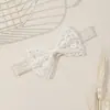 Nuevos Estilos Europeos y Americanos Diademas de Encaje para Bebés, Lindos Accesorios para el Cabello Calados para Niños, Diademas de Moño Hechas a Mano para Bebés