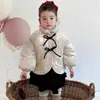 Chaqueta de Algodón de Invierno para Bebé Niña 2026 Nuevo Estilo Lunares Estilo Coreano Moda Chaqueta Caliente de Algodón para Niños Pequeños Ropa de Algodón para Bebé