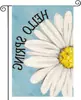 Bandera Decorativa de Jardín Nueva Primavera y Verano 2024, Doble Cara, Estampado Floral, Lino, Anti-Manchas, Bandera de Jardín Exterior