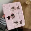 Gravata Borboleta Dachshund Coreana Adequada para Capa Protetora de Tablet iPad Pro Mini6Y Dobrável Lateral Air Suction 10ª Geração Fofa