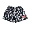 Bermuda Casual 3/4 para Homem, Estilo Fino de Verão, Marca Americana da Moda, Bermuda Casual Solta para Corrida no Joelho para Homem, Verão