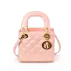 Bolsas Pequenas Matelassê Tendência de Nicho para Mulheres Deste Ano, Nova Bolsa de Mão Estilo Outono/Inverno 2025, Bolsa Lady Dior, Bolsa de Ombro e Transversal Fashion