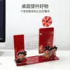 Calendário Perpétuo Rotativo Criativo de Acrílico Suporte Promocional de Mesa para Empresa Presente de Alto Valor Conjunto de Decoração para Escritório