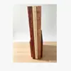 Tabla de cortar con forma de libro de madera, juego de tres piezas para cocina casera, tablas de cortar categorizadas con base de almacenamiento, tabla de cortar de madera maciza