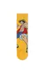 Venta al por mayor para hombre para mujer Sombrero de paja para cuatro estaciones Anime Popular Calcetines de moda Calcetines para hombre One Piece Tiktok Capitán Luffy Calcetines transfronterizos