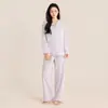 Cárdigan de punto para hombre con ribete de concha, pijama de manga larga, grosor medio, algodón puro, conjunto de ropa para el hogar, estilo casual de pareja, otoño invierno