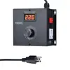 Controlador de Velocidade de Motor AC 220V Inglês 10000W Ventilador Soprador Interruptor de Controle de Velocidade Controle de Temperatura Dimerização com Voltímetro