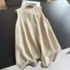 2026 Novo Vestido Casual de Linho Estilo Redutor de Idade Sem Mangas Comprimento Médio Vestido Venda por Atacado H04Aq61001
