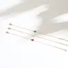 Brincos de Titânio com Concha Mini Cabaça Estilo Retro Luxo Leve Brincos Simples Pulseira Elegante Colar Moderno Versátil