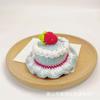 Chapéu de Aniversário Doce de Princesa Headwear Totalmente Feito à Mão Crochê Chapéu Alto de Lã Presilha de Cabelo Grampo de Cabelo de Crochê Presilha BB Fábrica Direta