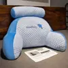 Almofada de cabeceira Ice Bean Bean, encosto macio acolchoado, travesseiro de apoio lombar, almofada de sofá para grávidas, travesseiro de cama para leitura na cama ou dormitório