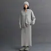 Cárdigan de Punto Grueso Suelto Casual Simple de Color Puro de Cachemira para Mujer Capa de Aire Nueva Chaqueta Versátil de Otoño e Invierno