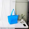 Bolsa Tecida Portátil com Logo Personalizado Bolsa Chamativa Grande Capacidade Impermeável Laminada Elegante Super Publicitária Bolsa Tecida de PP