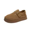 Zapatos cerrados para mujer Birkenstock, nueva colección otoño 2026, estilo sin cordones, suela gruesa, mocasines que aumentan la altura, zapatos de pesca Birkenstock