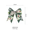 Decoraciones de Lazos Navideños Personalizados, Colgantes Decorativos para el Día de la Independencia y San Valentín, Adornos Navideños con Lazos