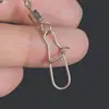 Venta al por mayor de fábrica accesorios para equipo de pesca conector de ocho anillas plomada tipo bala colgante plomada de doble anilla tipo bala plomada para pesca Sanda
