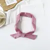 Cinta Básica de Color Sólido Estilo Transfronterizo para Mujer, Bufanda Larga Puntiaguda de Imitación Seda Satín, Cinta Pequeña, Cinta para el Cabello, Lazo para Bolso